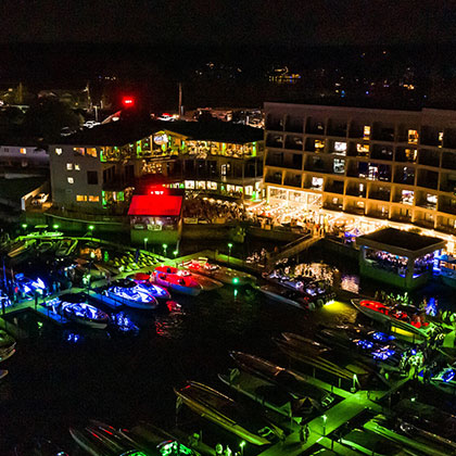 Camden on the lake | Dock at night