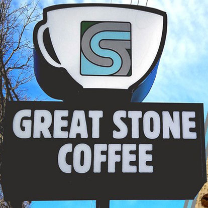 Great Stone Coffee sign