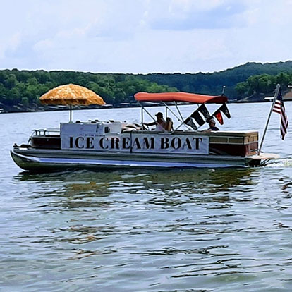 Lake of the Ozarks Ice Cream Boat